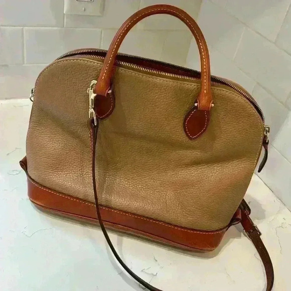 DOONEY & BOURKE Pebbled Grain Zip Zip Satchel Pre-Owned - Picture 6 of 16